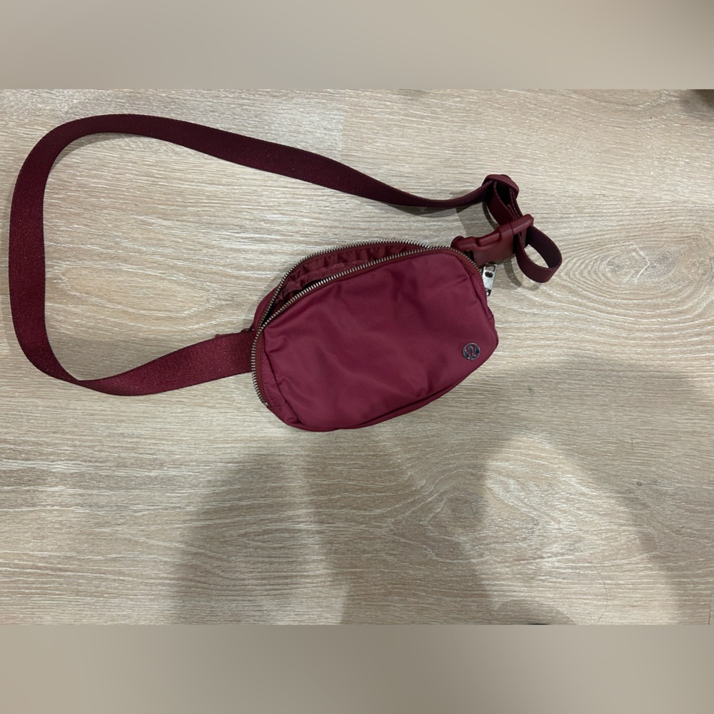 Lululemon Athletica Burgundy Crossbody Bag